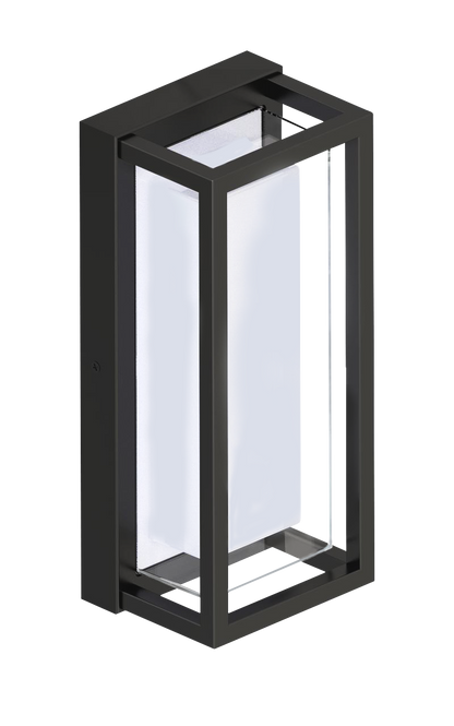 14" 22W RGBCW WALL SCONCE (BLACK) FULLY PROGRAMMABLE BY APP, WIFI/BLUETOOTH