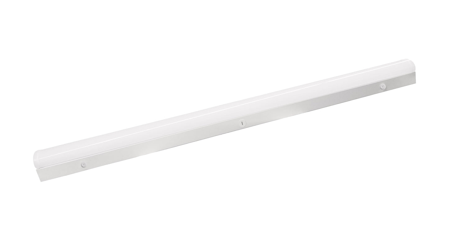 (CASE OF 6) 4ft Shop Light WATTAGE SWITCHABLE (30w/35w/40w) 3CCT SWITCHABLE (3500K/4000K/5000K) Dimmable RADIUS LENS MODEL