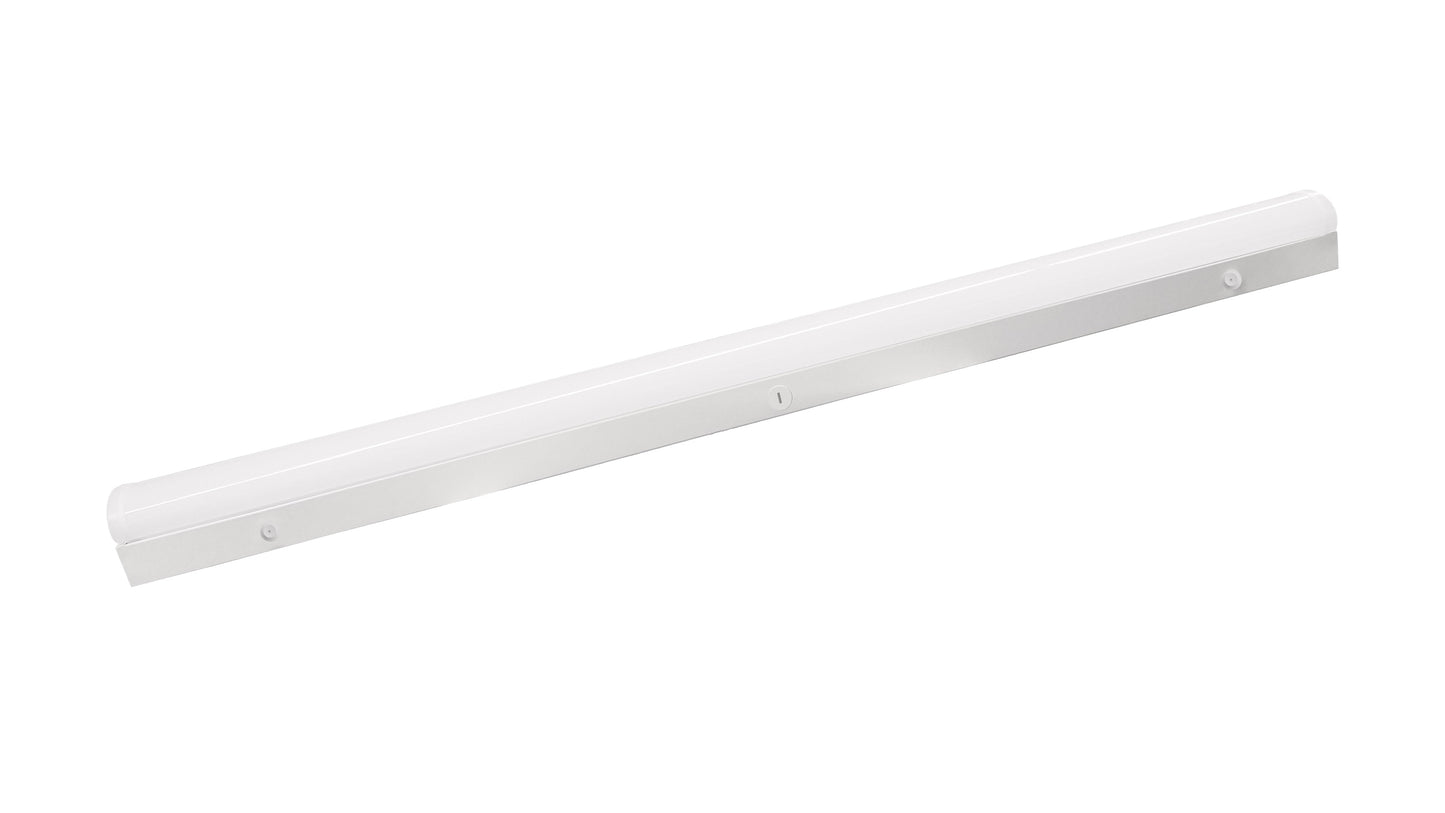 (CASE OF 6) 4 Foot Shop Light - Kelvin and Wattage Tune-Able and 0-10v Low Voltage Dimmable (30W/35W/40W) (3500K, 4000K, 5000K)