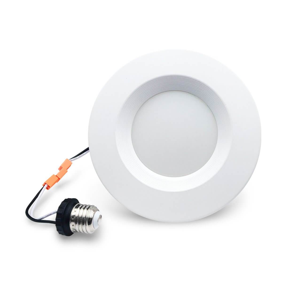 Recessed Trim 4in 8w 3CCT SWITCHABLE 3000K 4000K 5000K Dimmable