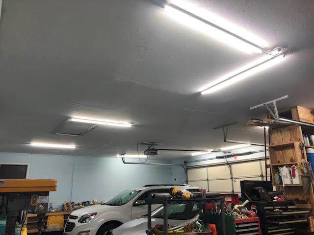 8 foot deals led garage lights